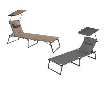 LIVARNO Aluminium-Sonnenliege