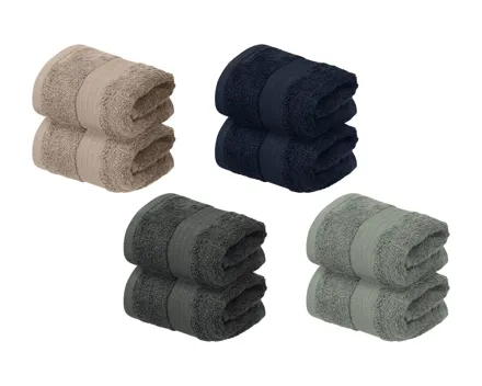 Livarno Frottier-Gästehandtücher, 2er-Set