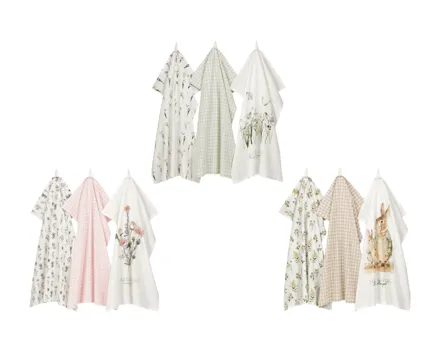 LIVARNO Geschirrtücher, 3er-Set