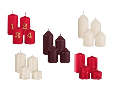 Livarno home (Duft)-Stufenkerzen-Set, 4er