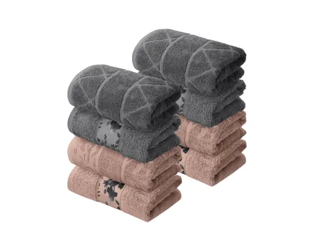 Livarno home Frottier-Handtücher, 2er-Set