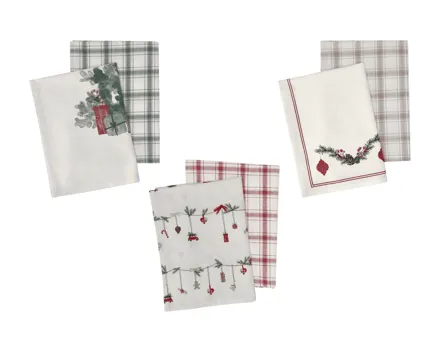 Livarno home Geschirrtücher-Set, 2-tlg.