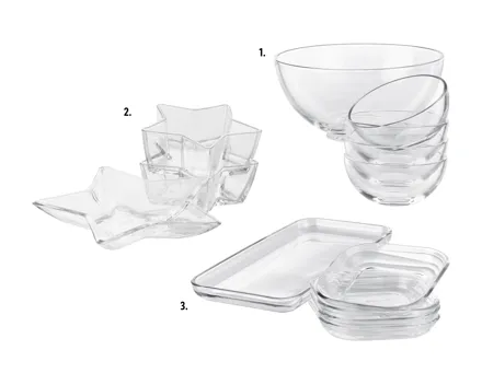 Livarno home Glasschalen-/Servierschalen-Set