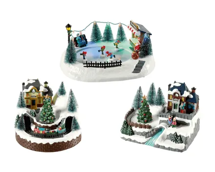 Livarno home LED-Weihnachtsdorf