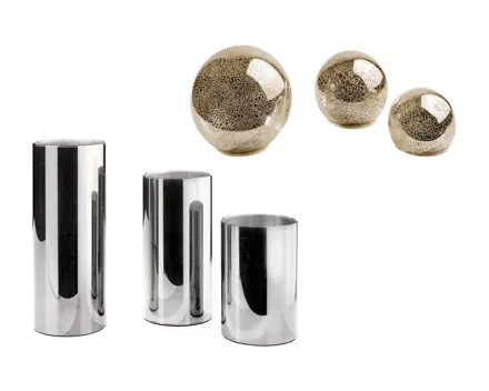 Livarno home LED-Windlichter/-Dekokugeln, 3er-Set