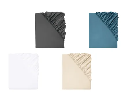 LIVARNO HOME Satin-Fixleintuch