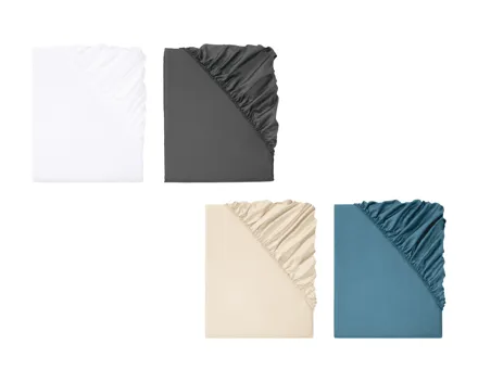 LIVARNO HOME Satin-Fixleintuch