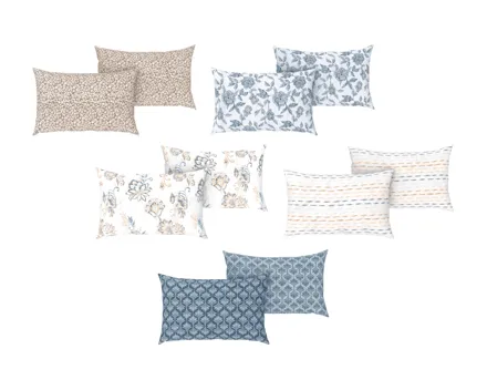 LIVARNO HOME Satin-Kissenbezüge, 2er-Set