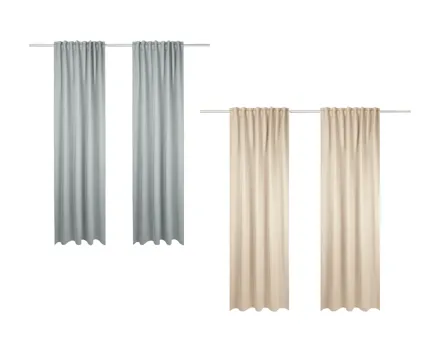 Livarno home Vorhangschal-Set, 2-tlg.
