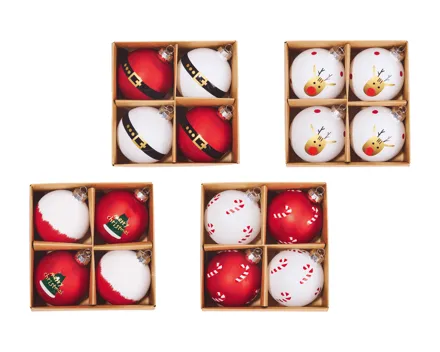 Livarno home Weihnachtsbaumschmuck, 4-tlg.