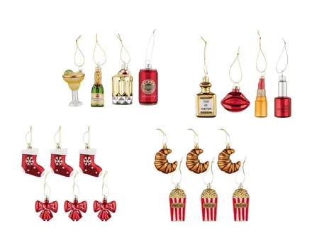 Livarno home Weihnachtsbaumschmuck, 4-tlg./6-tlg.