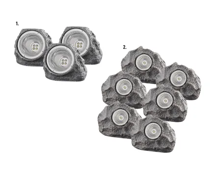 LIVARNO LED-Solarleuchten, 3er-/6er-Set