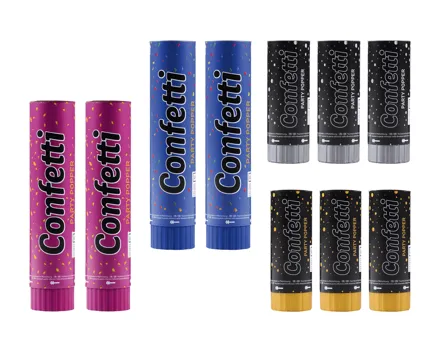 Livarno Party-Popper-Set, 2- bzw- 3-tlg.