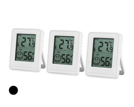 LIVARNO Thermo- und Hygrometer, 3er Set