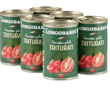 Longobardi Tomaten gehackt, 6er-Pack
