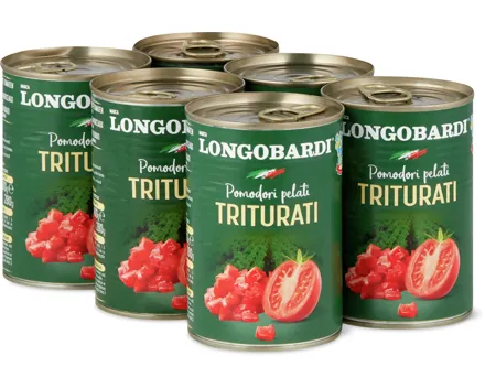 Longobardi Tomaten gehackt, 6er-Pack