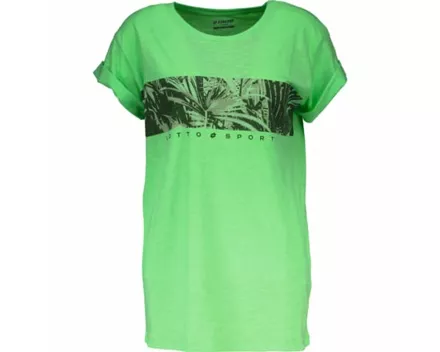 Lotto Damen-T-Shirt Tropical M, hellgrün