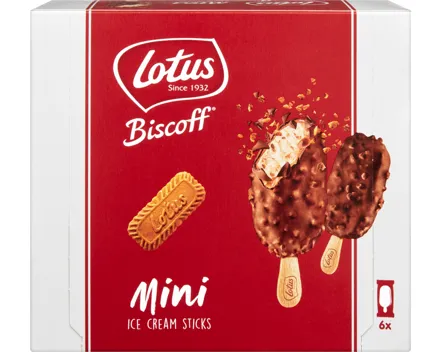 Lotus Biscoff Ice Cream Mini Sticks