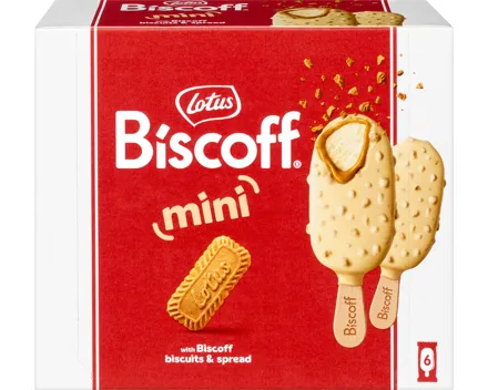 Lotus Biscoff Ice Cream Mini Sticks