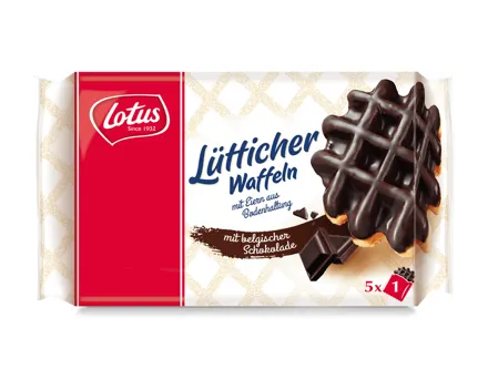 Lotus Lütticher Waffeln mit Schokolade