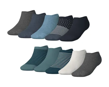 LUPILU Kleinkinder-Sneakersocken, 10er