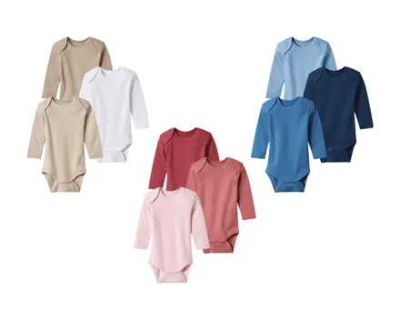 Lupilu® Bodys, 3er-Set