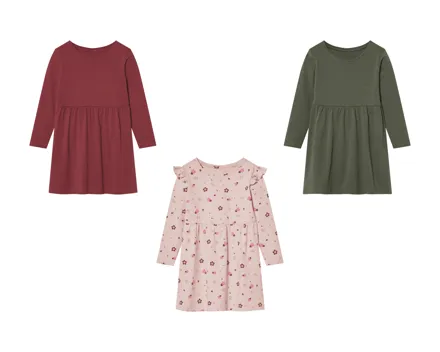 Lupilu® Geripptes Kinder-Kleid