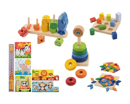 Lupilu® Holz-Motorik-Lernspielzeug