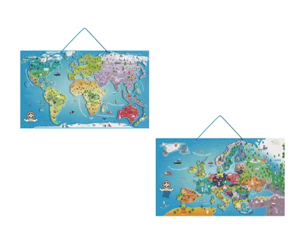 Lupilu® Magnetische Weltkarte/Europakarte