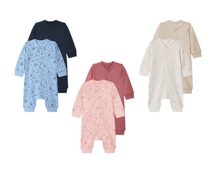 Lupilu® Schlafoverall, 2er-Set