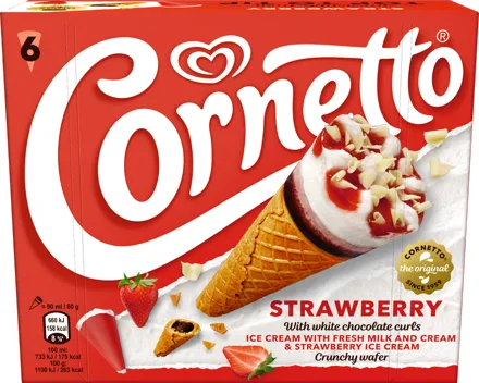 Lusso Cornetto Erdbeer