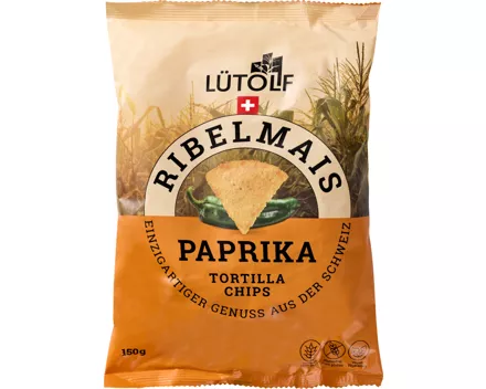 Lütolf Ribelmais Tortilla Chips Paprika