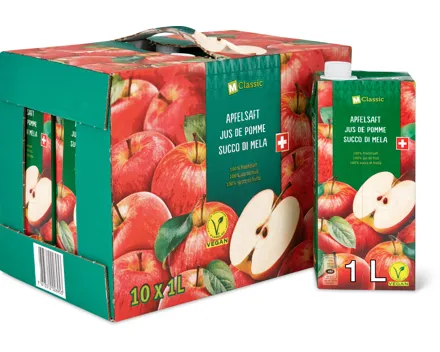 M-Classic Apfelsaft, 10er-Pack