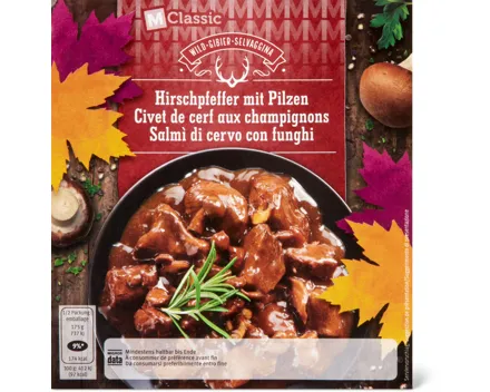 M-Classic Hirschpfeffer mit Pilzen