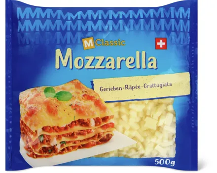 M-Classic Mozzarella gerieben