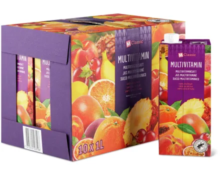 M-Classic Multivitaminsaft, 10er-Pack