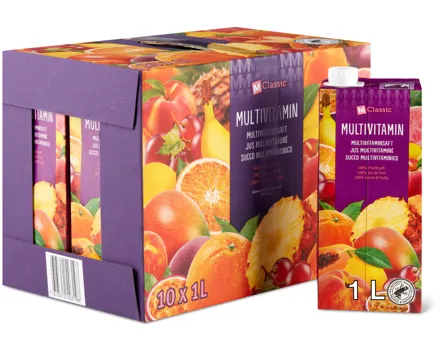 M-Classic Multivitaminsaft, 10er-Pack