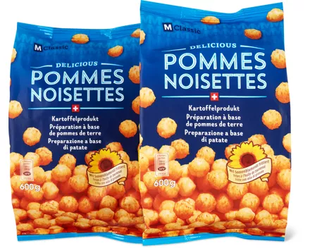 M-Classic-Pommes Noisettes oder -Röstikroketten