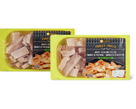 M-Classic Pouletbrust-Geschnetzeltes, Duo-Pack