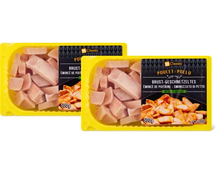 M-Classic Pouletbrust-Geschnetzeltes, Duo-Pack