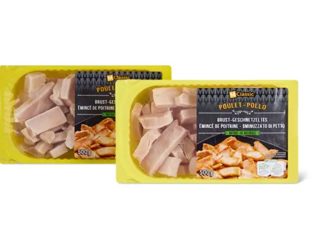 M-Classic Pouletbrust-Geschnetzeltes, Duo-Pack