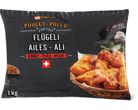 M-Classic Pouletflügeli gewürzt