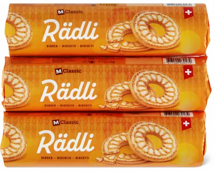 M-Classic Rädli Gebäck oder Butterli