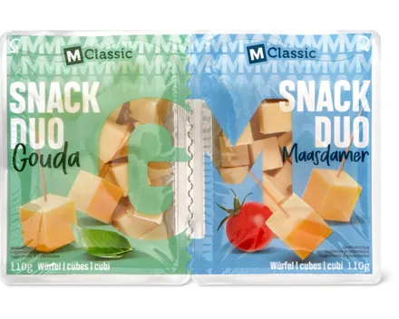 M-Classic Snack Duo Käsewürfel Gouda & Maasdamer
