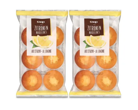 Madeleines Zitronen 6 Stück 2x 220g