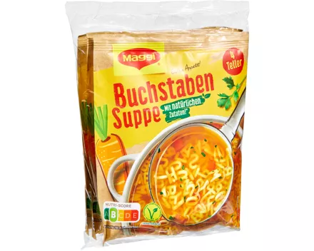 Maggi Buchstabensuppe