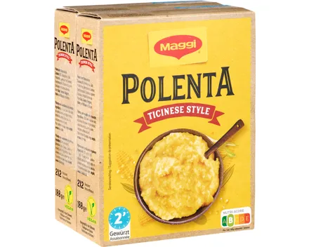Maggi Polenta Ticinese Style
