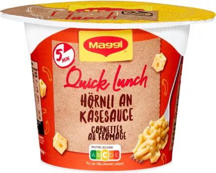 Maggi Quick Lunch Hörnli an Käsesauce