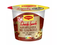 Maggi Quick Lunch Kartoffelstock & Fleischkügeli