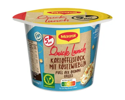 Maggi Quick Lunch Kartoffelstock & Röstzwiebeln